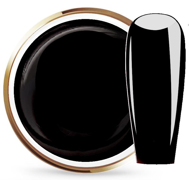 JUSTNAILS Farbgel Premium Black