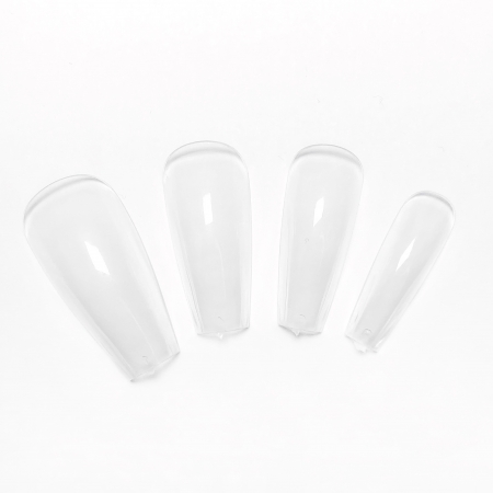 JUST PRESS - Kurze Coffin Fullcover Press On Tips Nails