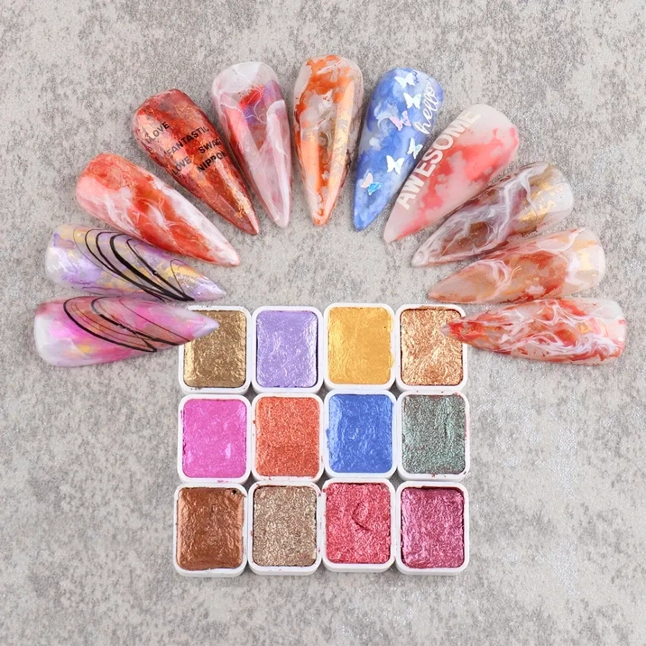 JUSTNAILS Wasserfarben Shimmer 01