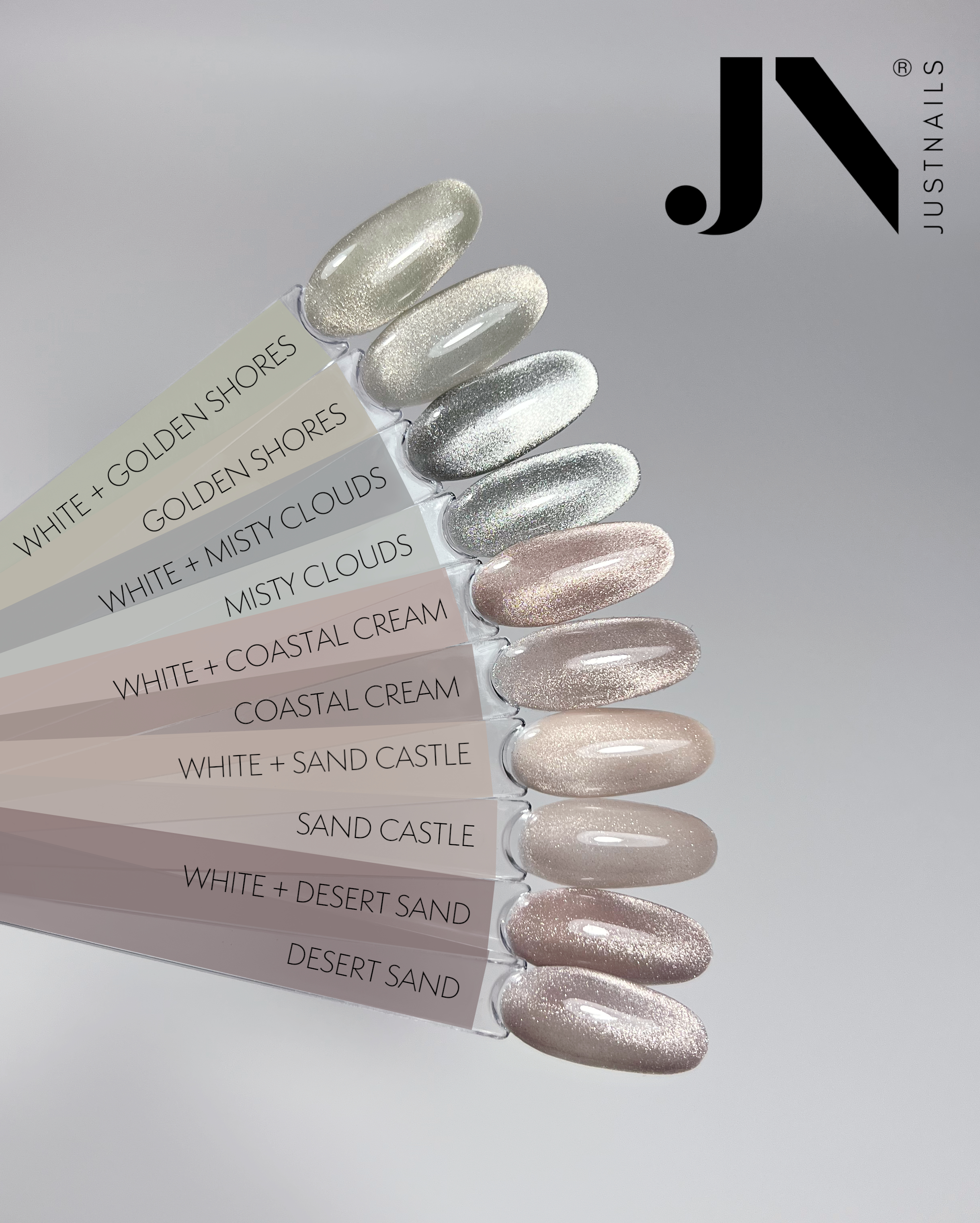 JUSTNAILS Polish Gel 5D Cat Eye  - SAND CASTLE